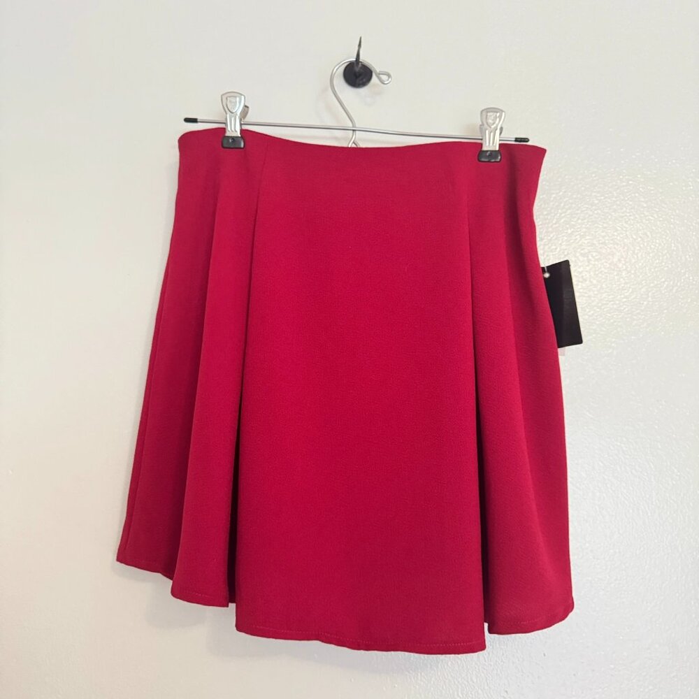NWT Red Mini Skirt Women's Size M
